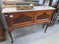 A marble topped wash stand