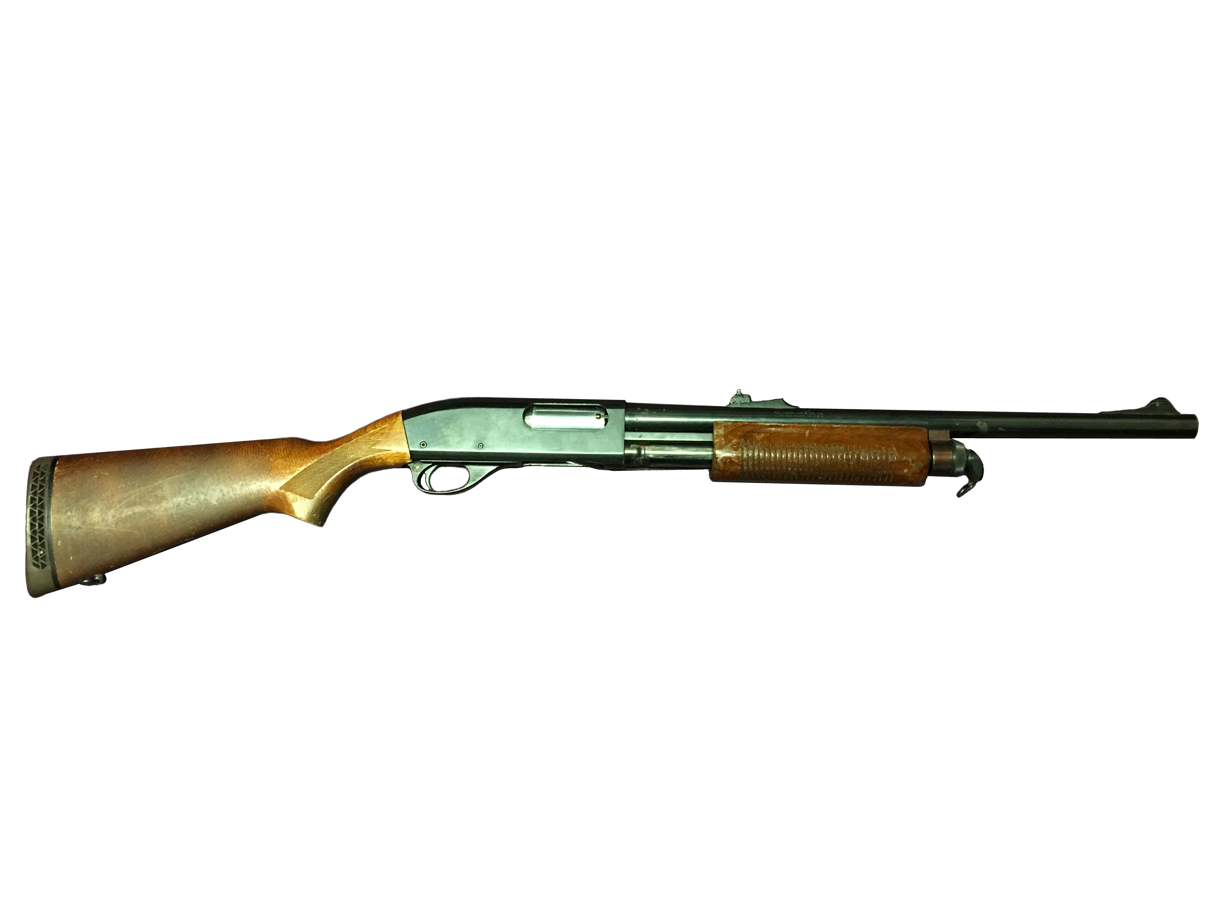 A Remington 870 pump action shot gun with de-activation certificate