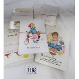 Approximately 100 Mabel Lucie Attwell postcards