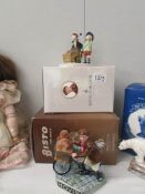 A Royal Doulton Hovis boy and Bisto kids figures (boxed with certificates)