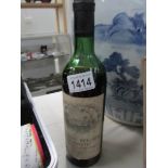 A bottle of Chateau-Bel-Air La Clotte 1971 Bordeaux red wine