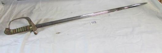 A 20th century Royal Navy officer's sword by Wilkinson Sword Ltd.