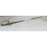 A 20th century Royal Navy officer's sword by Wilkinson Sword Ltd.