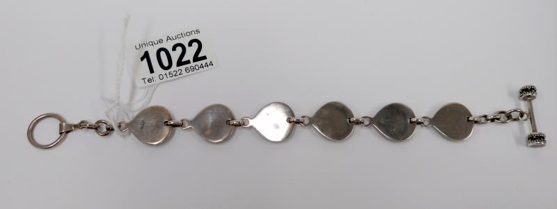 2 nice quality heavy silver bracelets, - Bild 6 aus 7