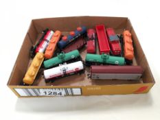 A quantity of Fleischmann and Bachmann rolling stock and one engine,