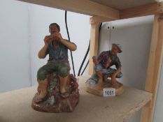 2 Royal Doulton figures being Beachcomber,