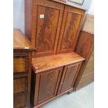 A mahogany cabinet