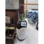 A bottle of Chateau Malijay 1983 Cotes Du Rhone red wine