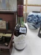 A bottle of Chateau Malijay 1983 Cotes Du Rhone red wine