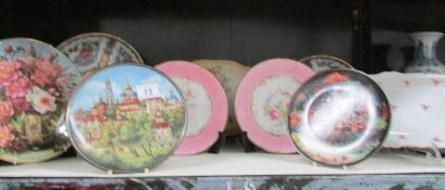 A mixed lot of plates including oriental