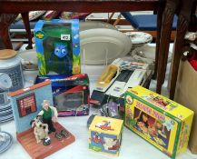 A mixed lot of toys including bugs life