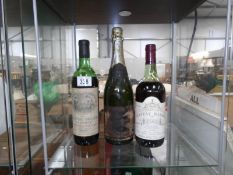 A bottle of 1971 Chateau Bel Air La Clotte wine,