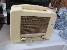 A vintage Ecko bakelite radio