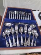 A Kings pattern canteen of cutlery