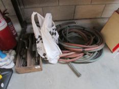 A quantity of welding equipment