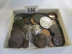 A mixed lot of old coins