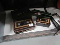 A quantity of metal cash boxes