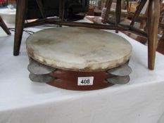 A large tambourine