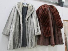 A musquash fur coat,