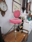 A retro boudoir chair