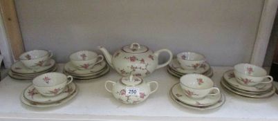 A German porcelain tea set,