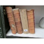 4 early volumes of encyclopaedia Britannica