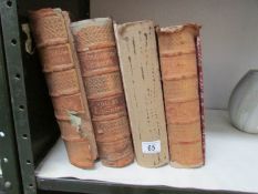 4 early volumes of encyclopaedia Britannica