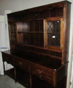 An oak Welsh dresser