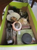 A box of small miscellaneous items