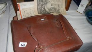 A briefcase of sheet music etc