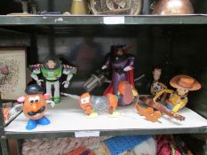 A quantity of Disney Pixar Toy story toys