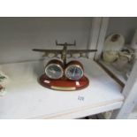A 70th anniversary Avro Lancaster clock (propeller a/f)