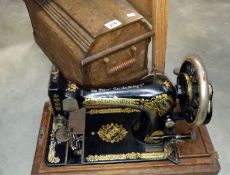 A Singer sewing machine