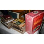 A mixed lot of old books