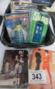 A collection of approximately 50 fridge magnets featuring Doctor Who, The Avengers,