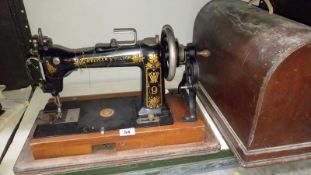 A Wheeler & son sewing machine