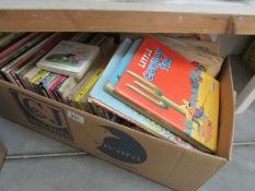 A box of old children's books