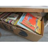 A box of old children's books