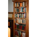 7 shelves of books