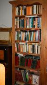 7 shelves of books