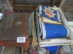 A quantity of Masonic items