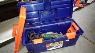 A tool box & contents