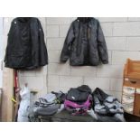 A quantity of jackets and bags including Regatta