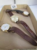 3 Rotary wrist watches