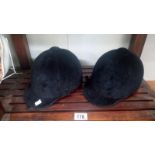 2 riding hats