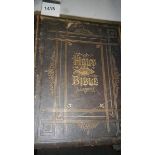 A John Brown family bible with 20 colour plates and family details