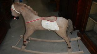 An old rocking horse