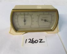 An art deco thermometer/hydrometer
