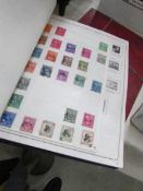 An American stamp album and stock book