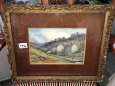 An oil on board, Victorian watermill,